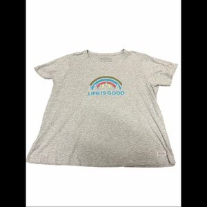 Life is Good crusher tee